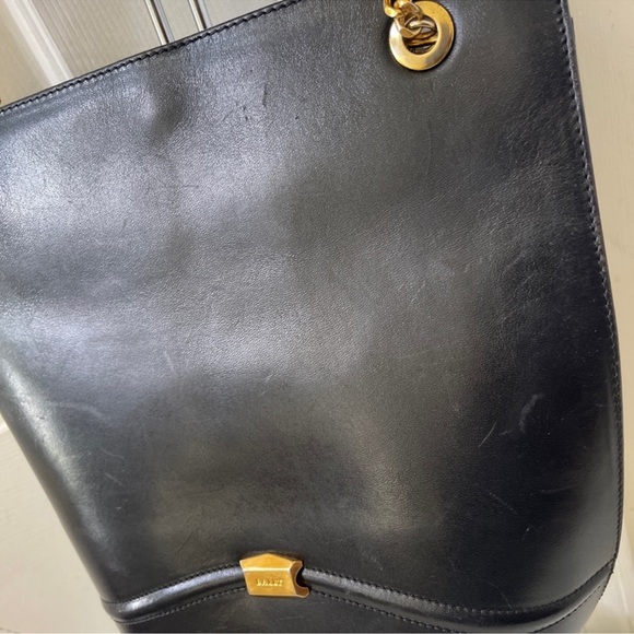 Bally vintage leather Bag GUC - Picture 4 of 8